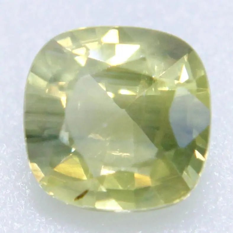 Natural Greenish Yellow Sapphire - Sapphirepal