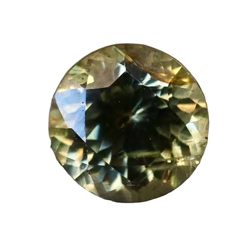 Natural Greenish Yellow Zircon – 1.51 Carat Round Cut from Ceylon - Sapphirepal