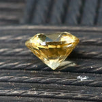 Natural Greenish Yellow Zircon – 1.51 Carat Round Cut from Ceylon - Sapphirepal