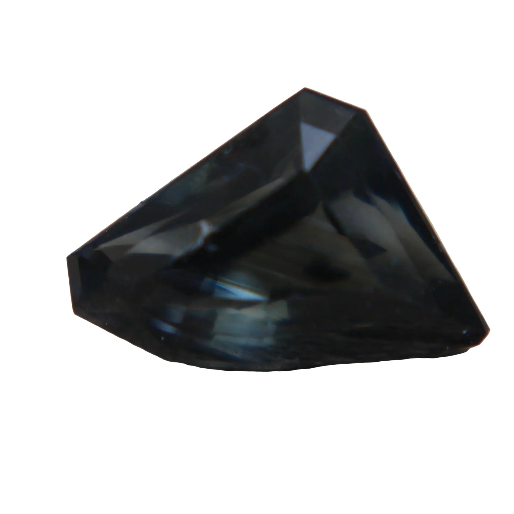 Natural Grey Sapphire 1.48 Carat Freeform – Unheated Ceylon Gemstone - Sapphirepal
