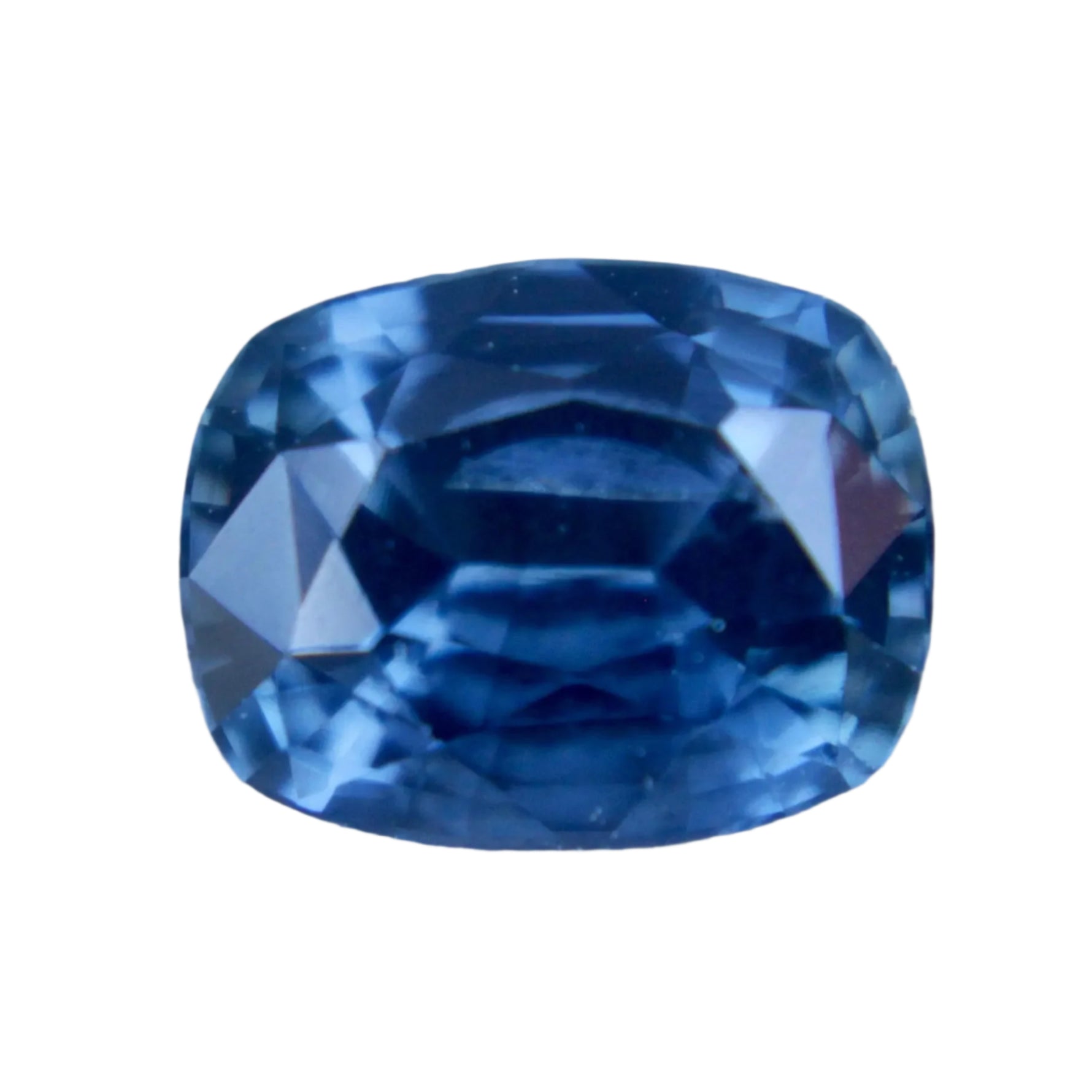 Greyish Blue Sapphire 1.55ct Cushion Cut | Ceylon Gemstone - Sapphire pal