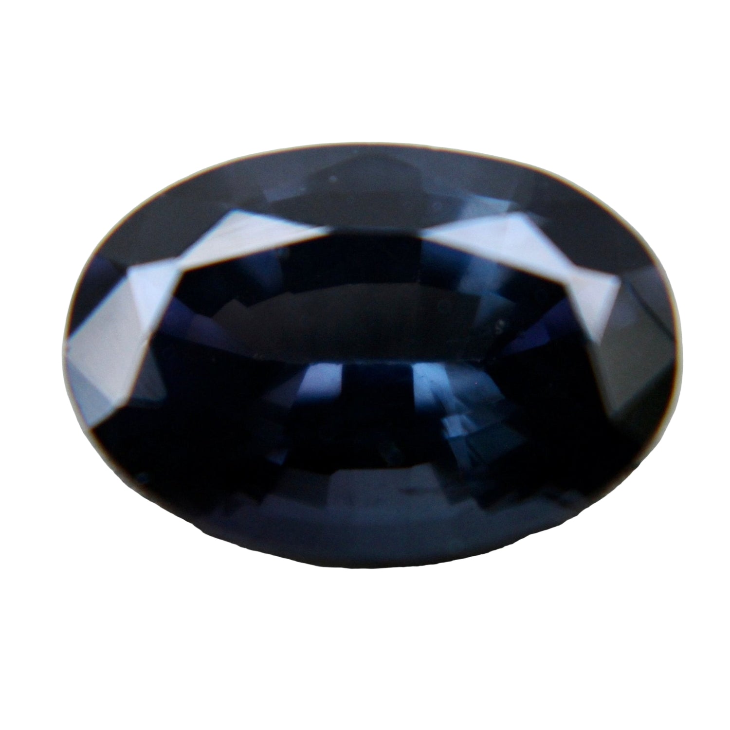 2.70 carat natural greyish purple spinel oval cut Ceylon gemstone