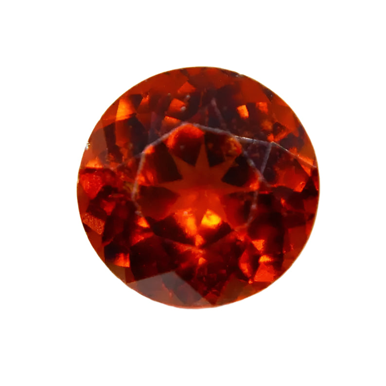 5.00 Carat Natural Hessonite Garnet | Round Cut | Gomed
