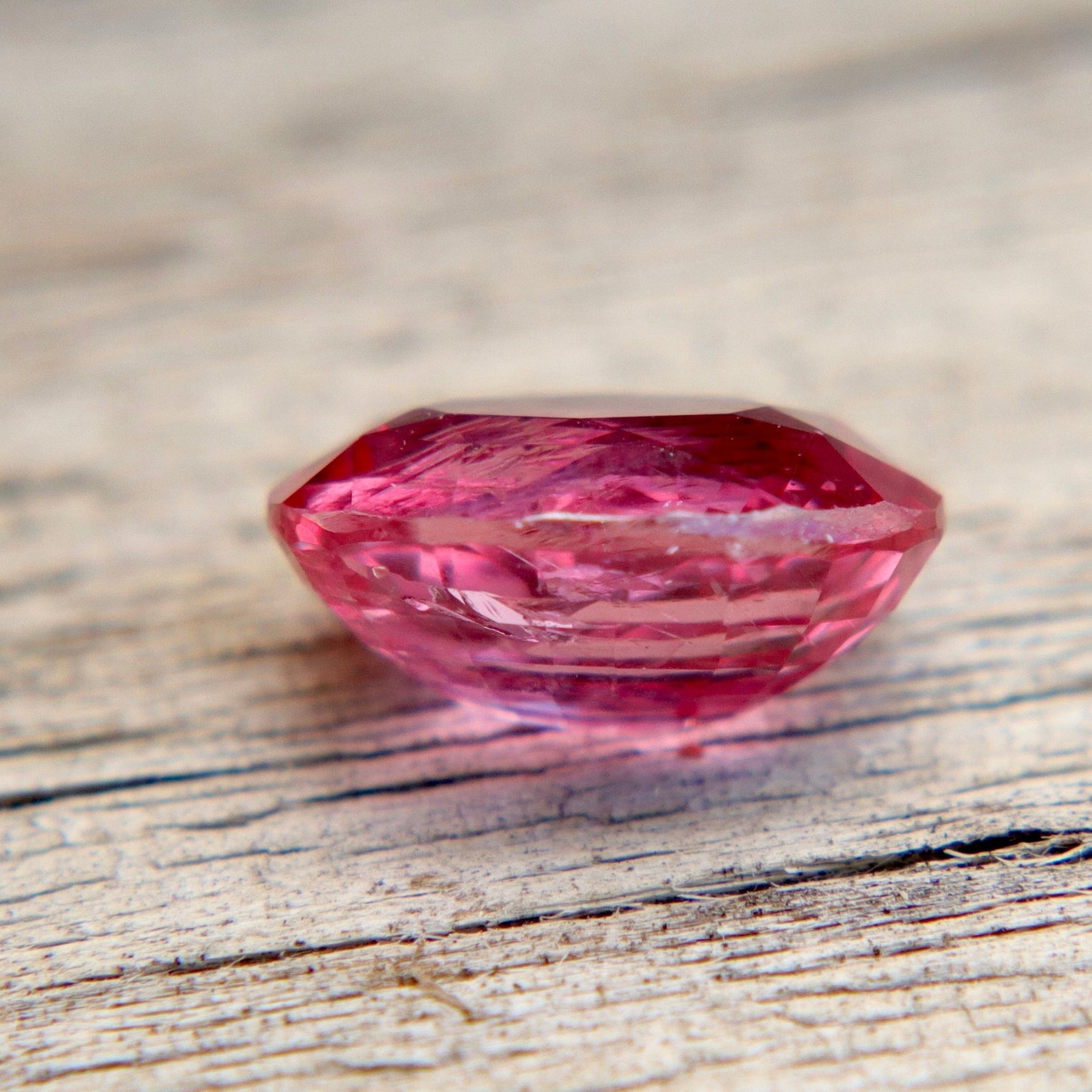 Natural Hot Pink Sapphire – 1.65 Carat Oval Mixed Cut Unheated Gemstone from Ceylon - Sapphirepal