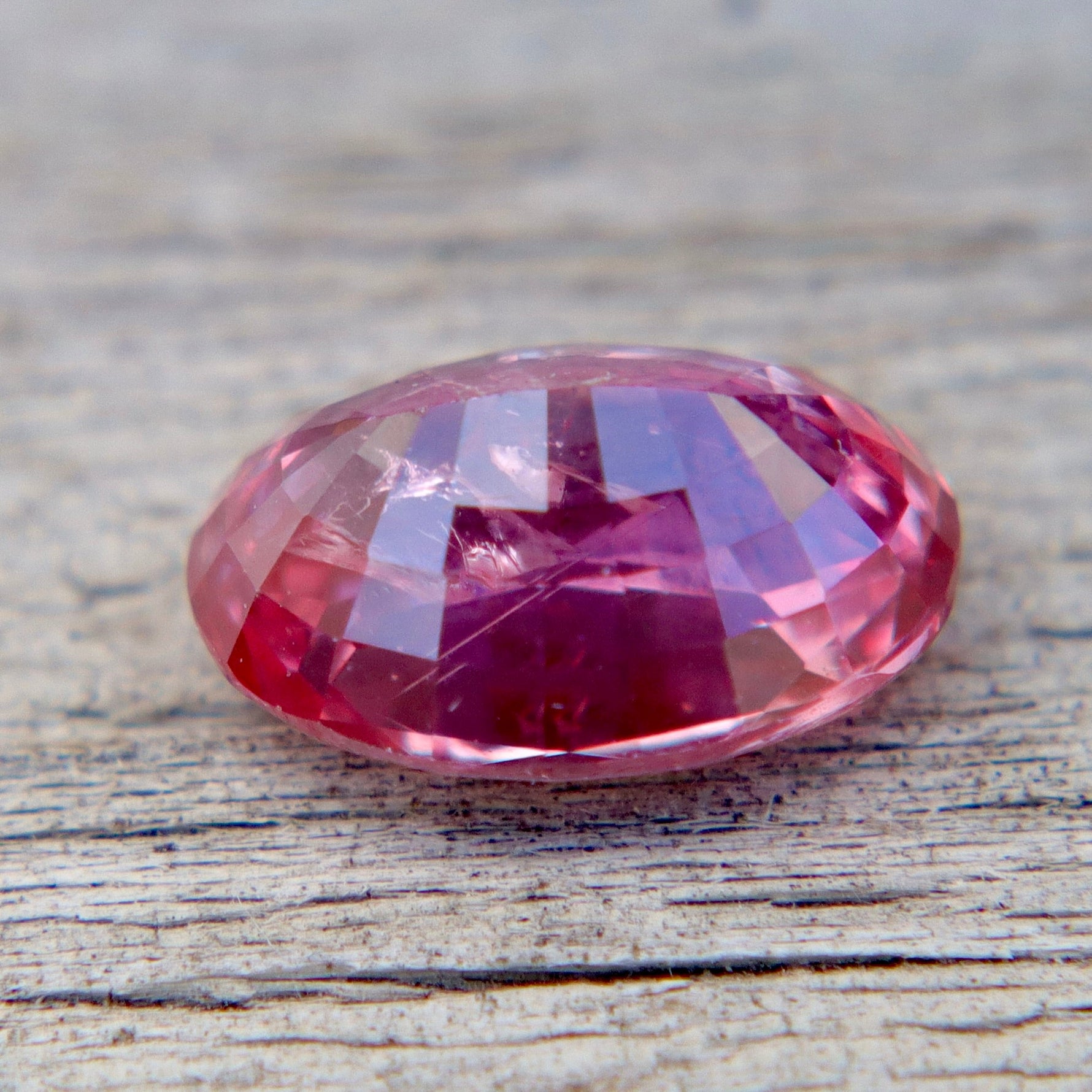 Natural Hot Pink Sapphire – 1.65 Carat Oval Mixed Cut Unheated Gemstone from Ceylon - Sapphirepal