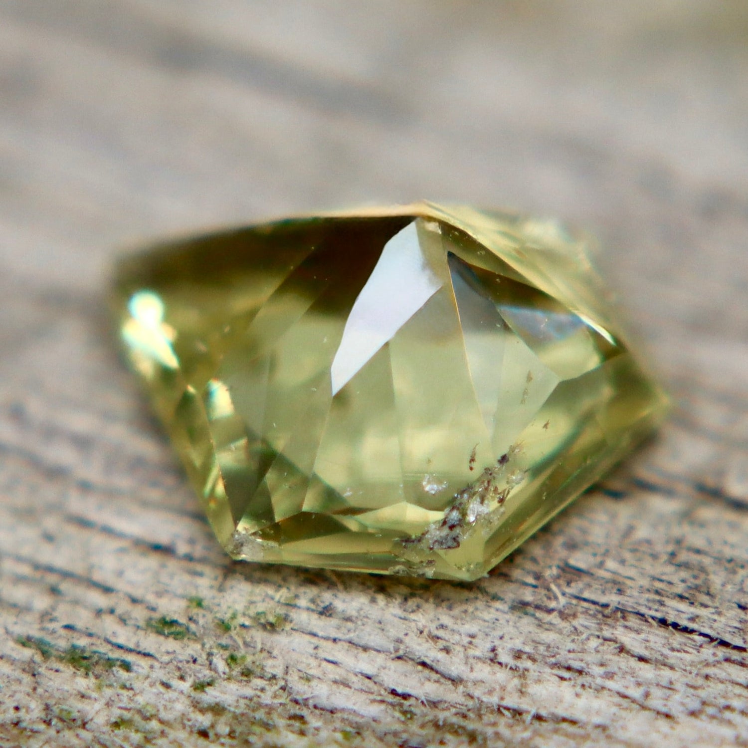 Natural Lemon Yellow Sapphire – 1.35 Carat Fancy Freeform Cut Ceylon Loose Gemstone - Sapphirepal