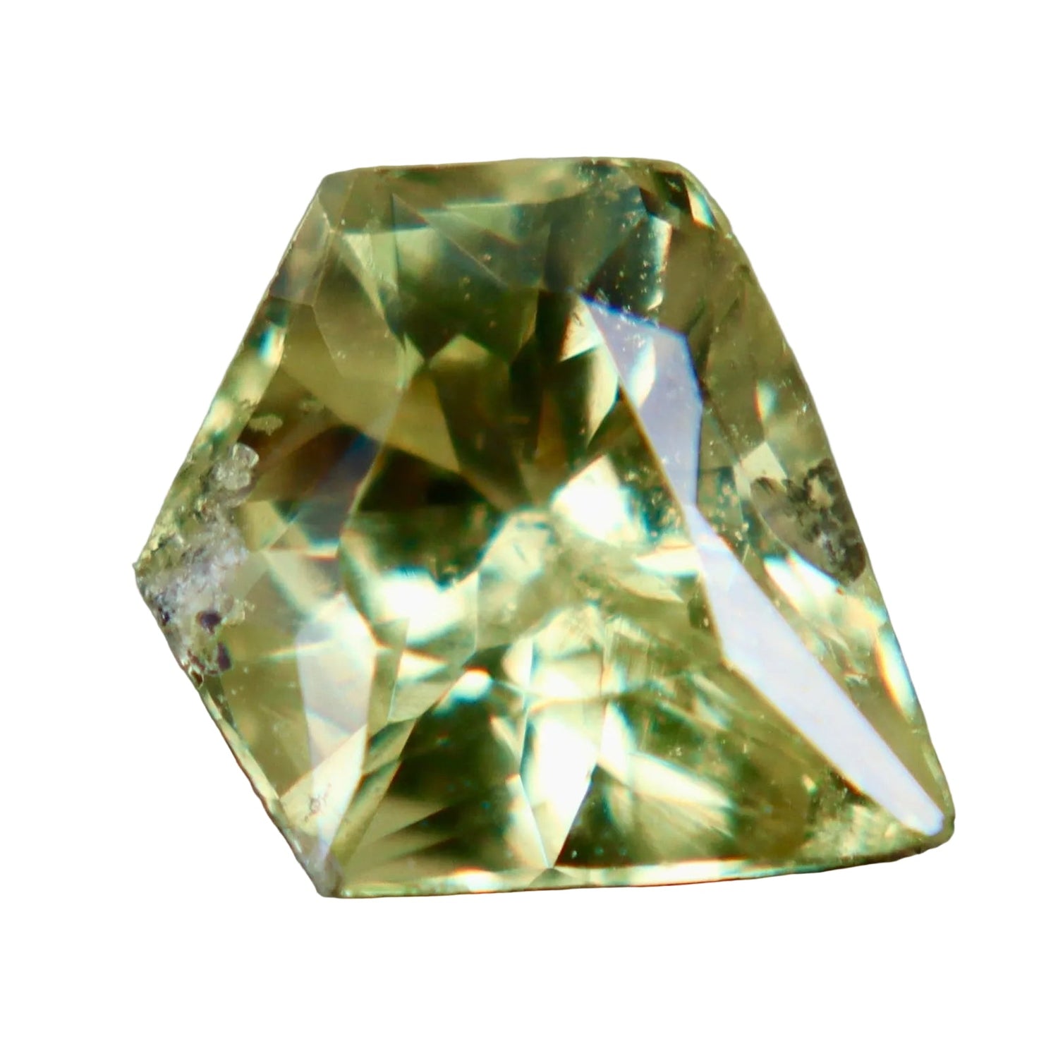 Natural Lemon Yellow Sapphire – 1.35 Carat Fancy Freeform Cut Ceylon Loose Gemstone - Sapphirepal