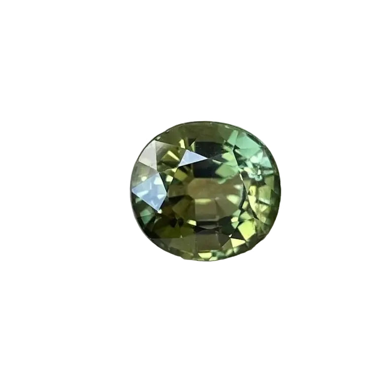 Natural mint green tourmaline 3.70 carat oval cut gemstone
