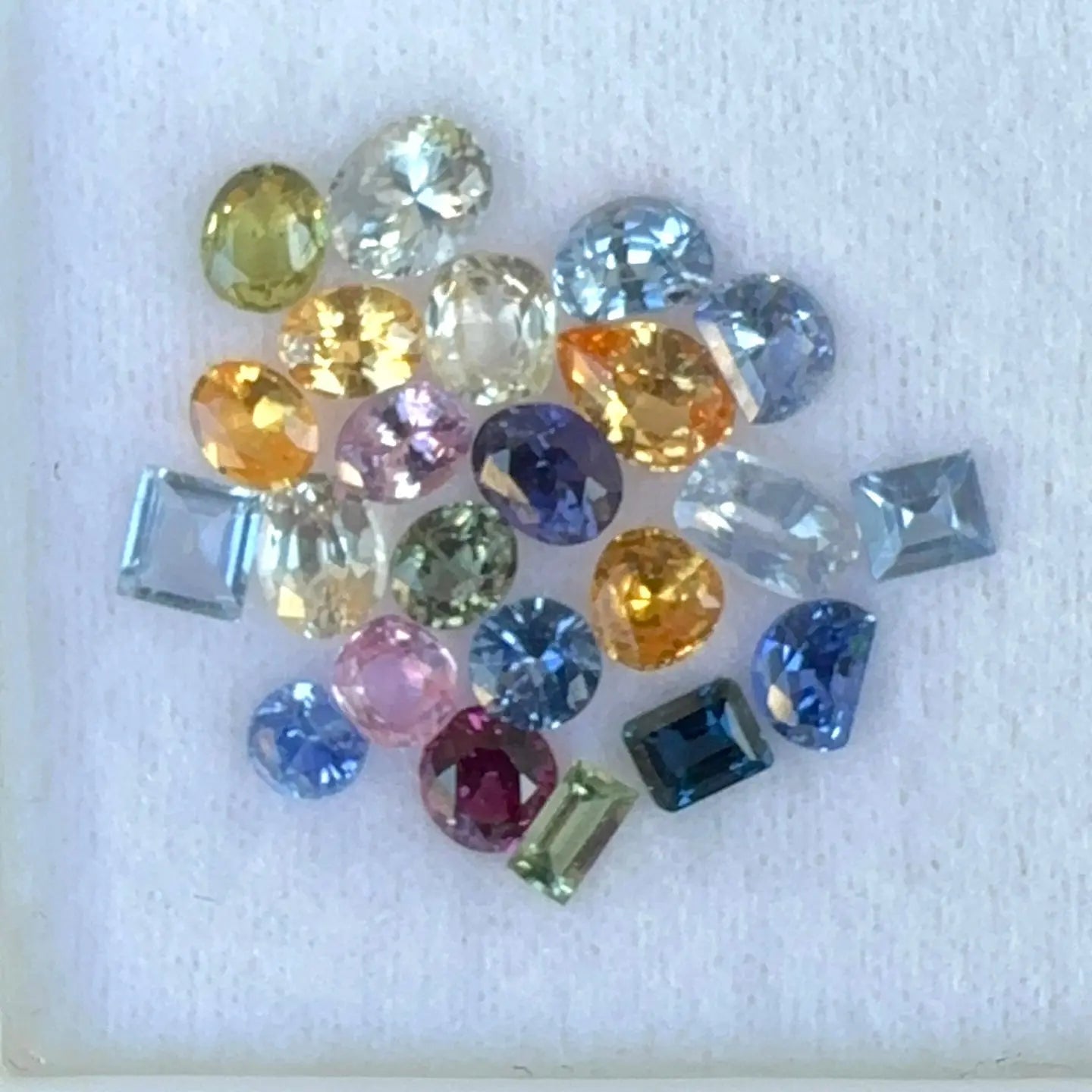 Natural Mix Coloured Sapphires Set of Gemstones - Sapphirepal