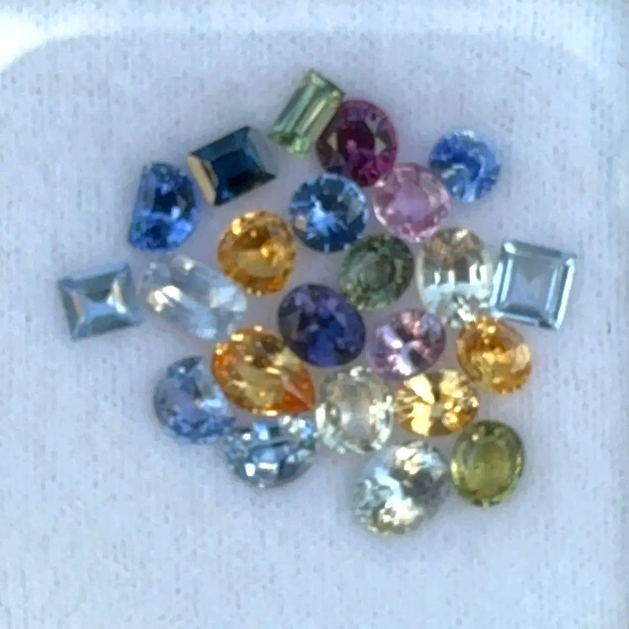 Natural Mix Coloured Sapphires Set of Gemstones - Sapphirepal