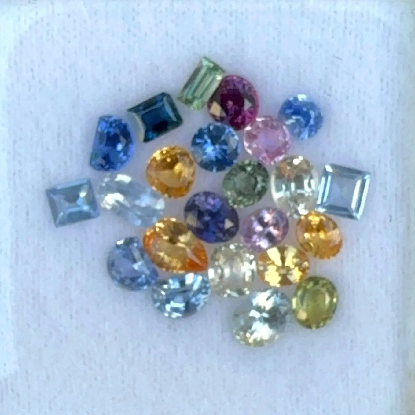 Natural Mix Coloured Sapphires Set of Gemstones - Sapphirepal
