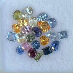 Natural Mix Coloured Sapphires Set of Gemstones - Sapphirepal