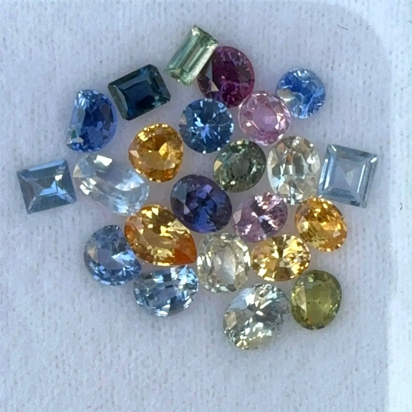 Natural Mix Coloured Sapphires Set of Gemstones - Sapphirepal
