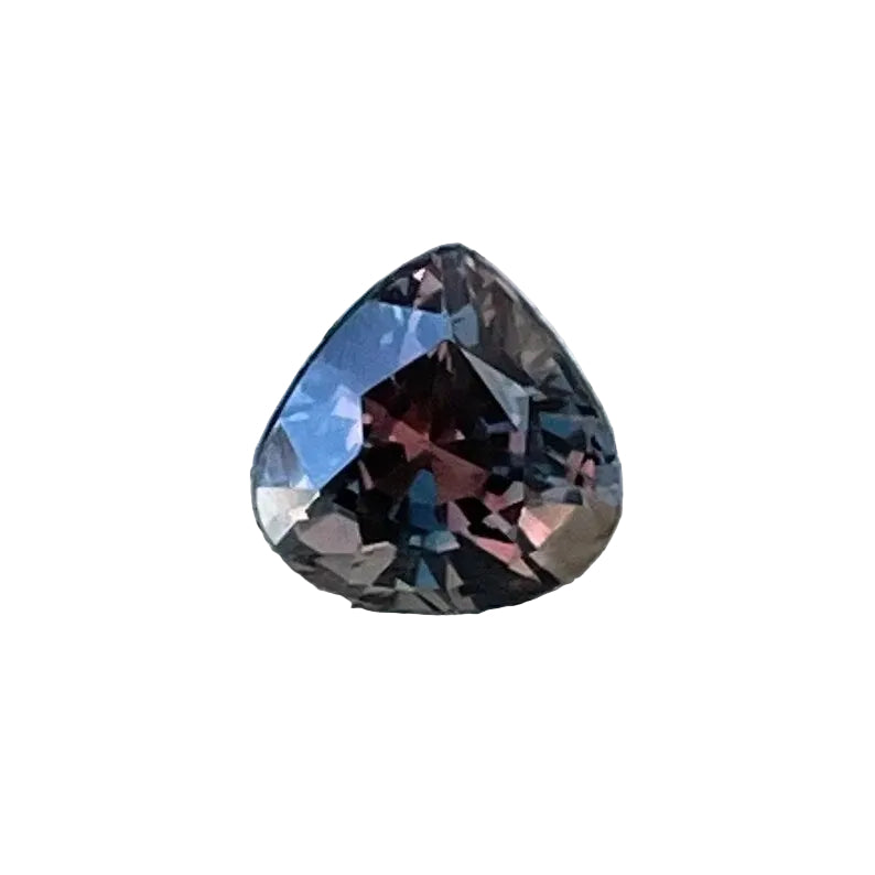 Natural mixed colour sapphire pear cut 1.31 carat unheated VVS loose gemstone