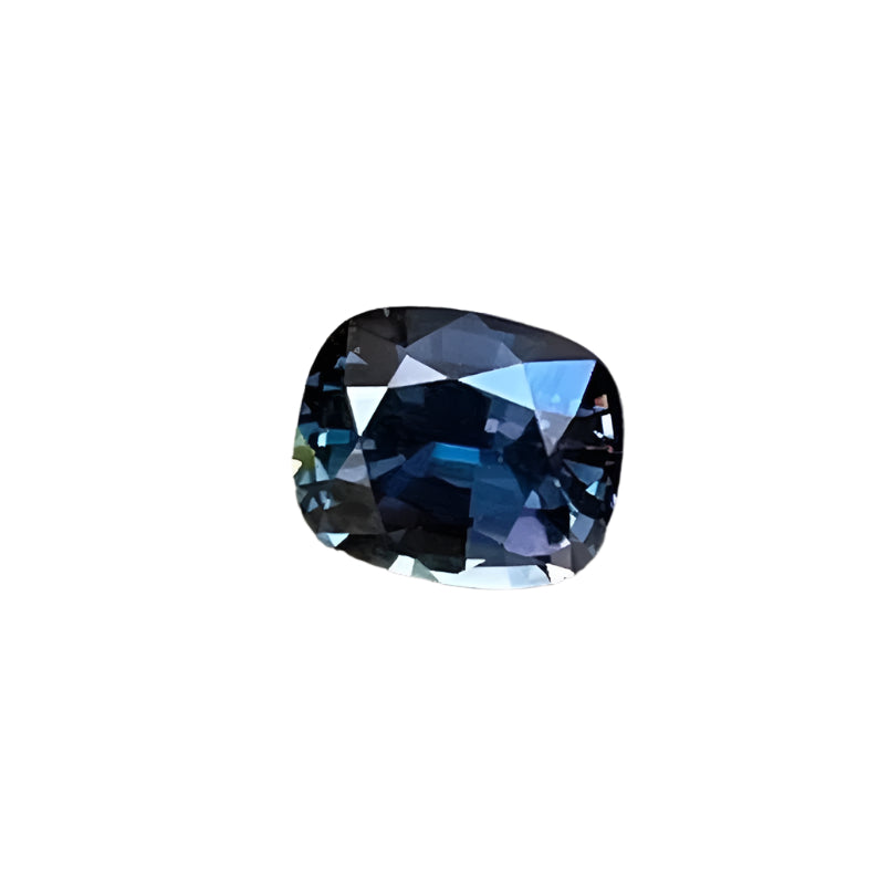 1.67 carat natural mixed coloured sapphire cushion cut – unheated, untreated, eye clean gemstone for engagement rings and fine jewellery, from Sapphire Pal Australia