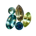 Natural Multi - Color Ceylon Sapphire Set – 0.80 Carat Unheated Loose Gemstones - Sapphirepal