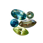 Natural Multi - Color Ceylon Sapphire Set – 0.80 Carat Unheated Loose Gemstones - Sapphirepal