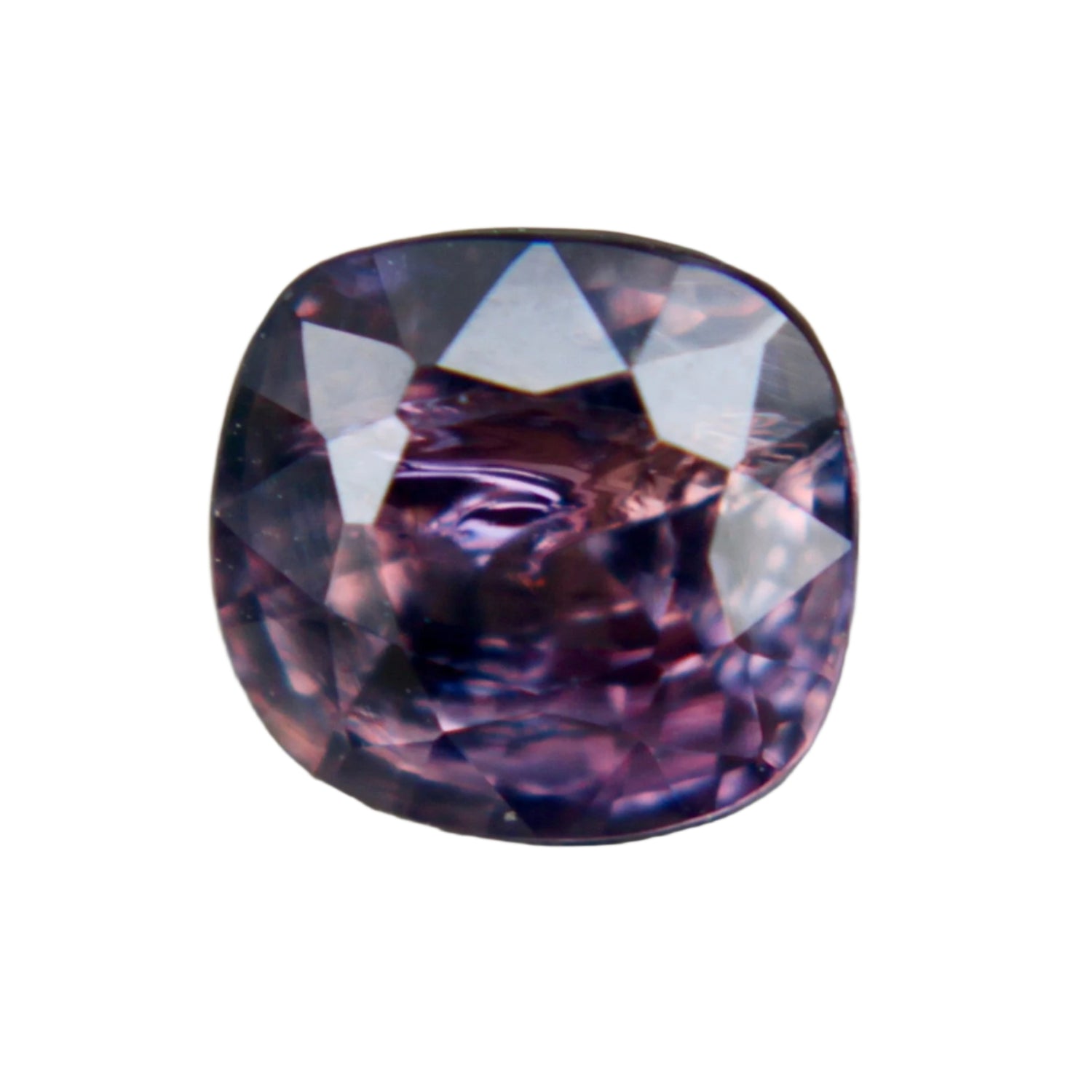 1.26ct Natural Multi-Coloured Sapphire | Cushion Cut | Blue Pink Purple Bicolour Gemstone - Sapphire pal