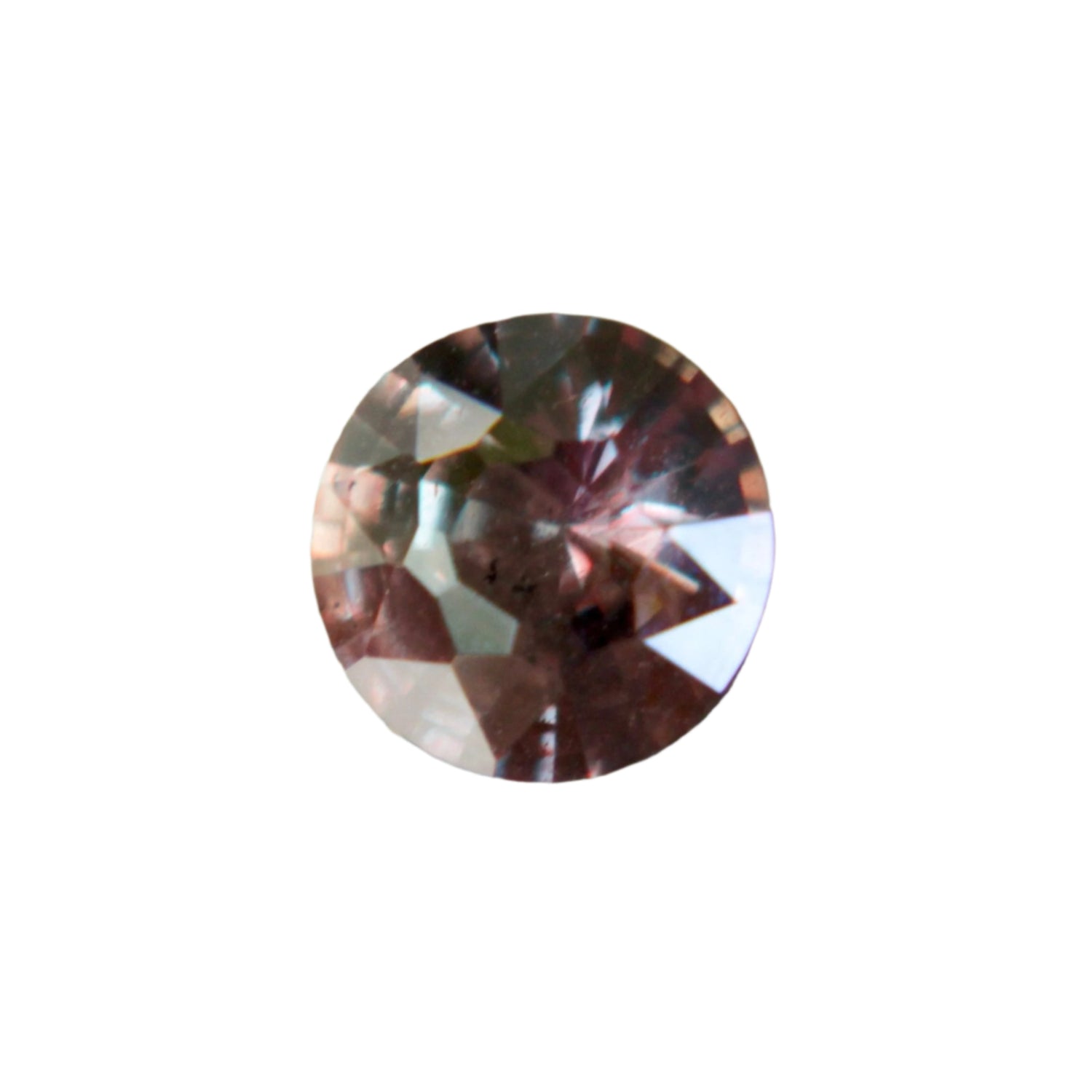 0.85 Carat Round Cut Multi-Coloured Sapphire – Natural Unheated Gemstone from Madagascar