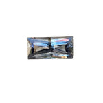 Natural Multi-Coloured Sapphire Baguette Cut 1.60 Carat from Ceylon, No Heat Treatments, Eye Clean Clarity