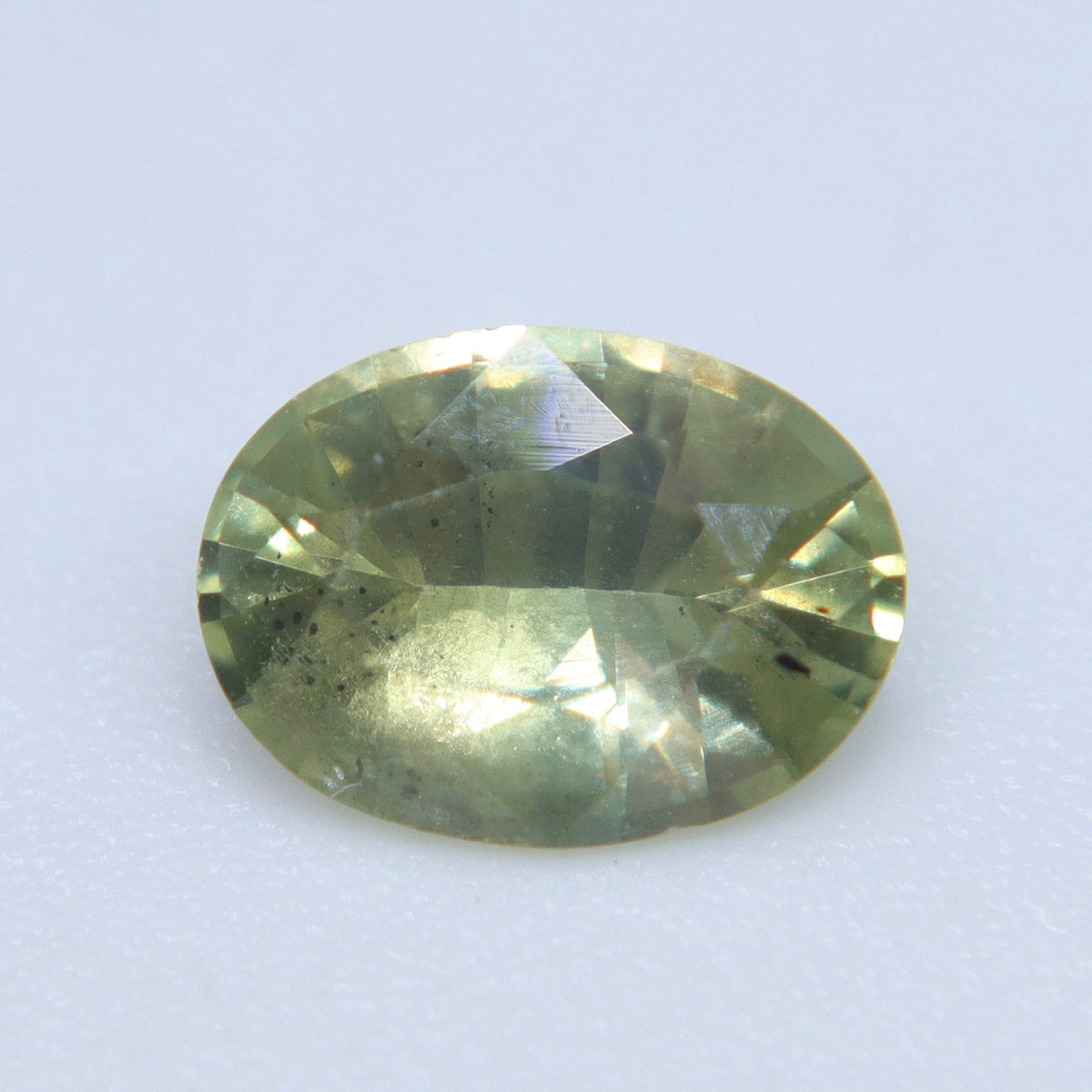 Natural Olive Green Sapphire 0.80 Carat – Unheated Oval - Sapphirepal