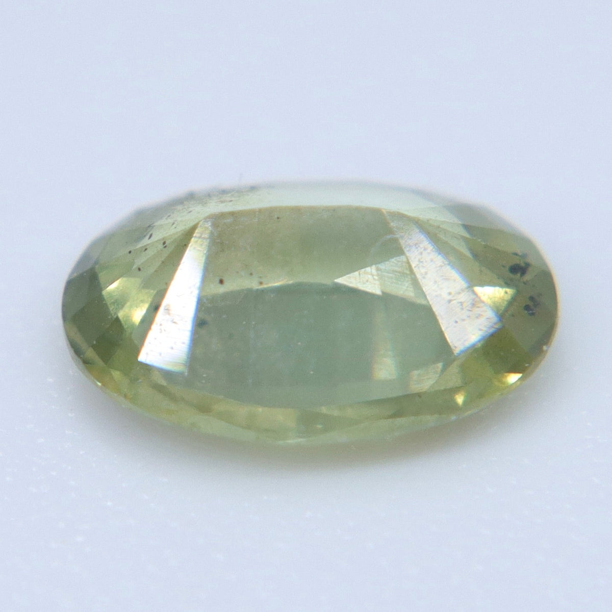 Natural Olive Green Sapphire 0.80 Carat – Unheated Oval - Sapphirepal