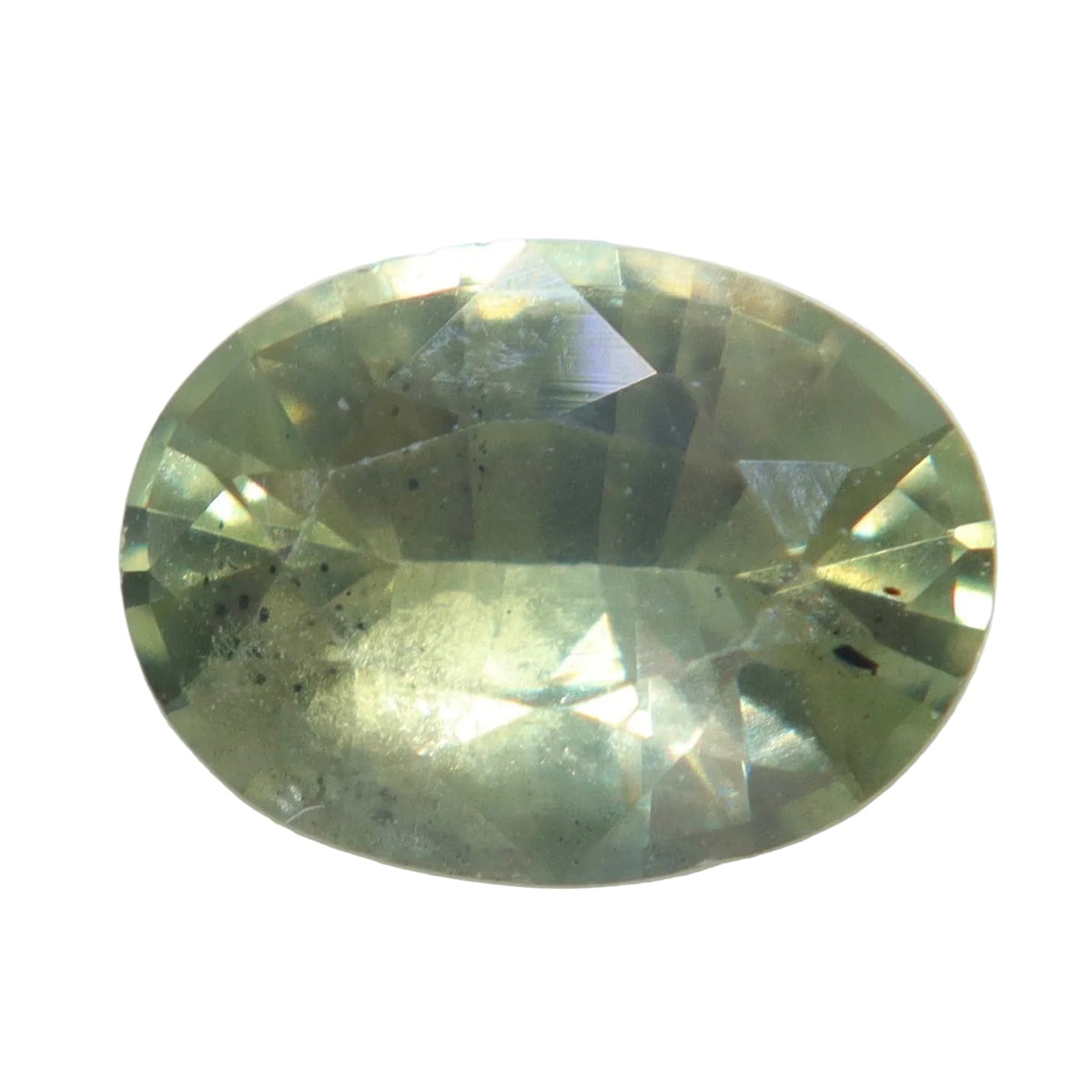 Natural Olive Green Sapphire 0.80 Carat – Unheated Oval - Sapphirepal