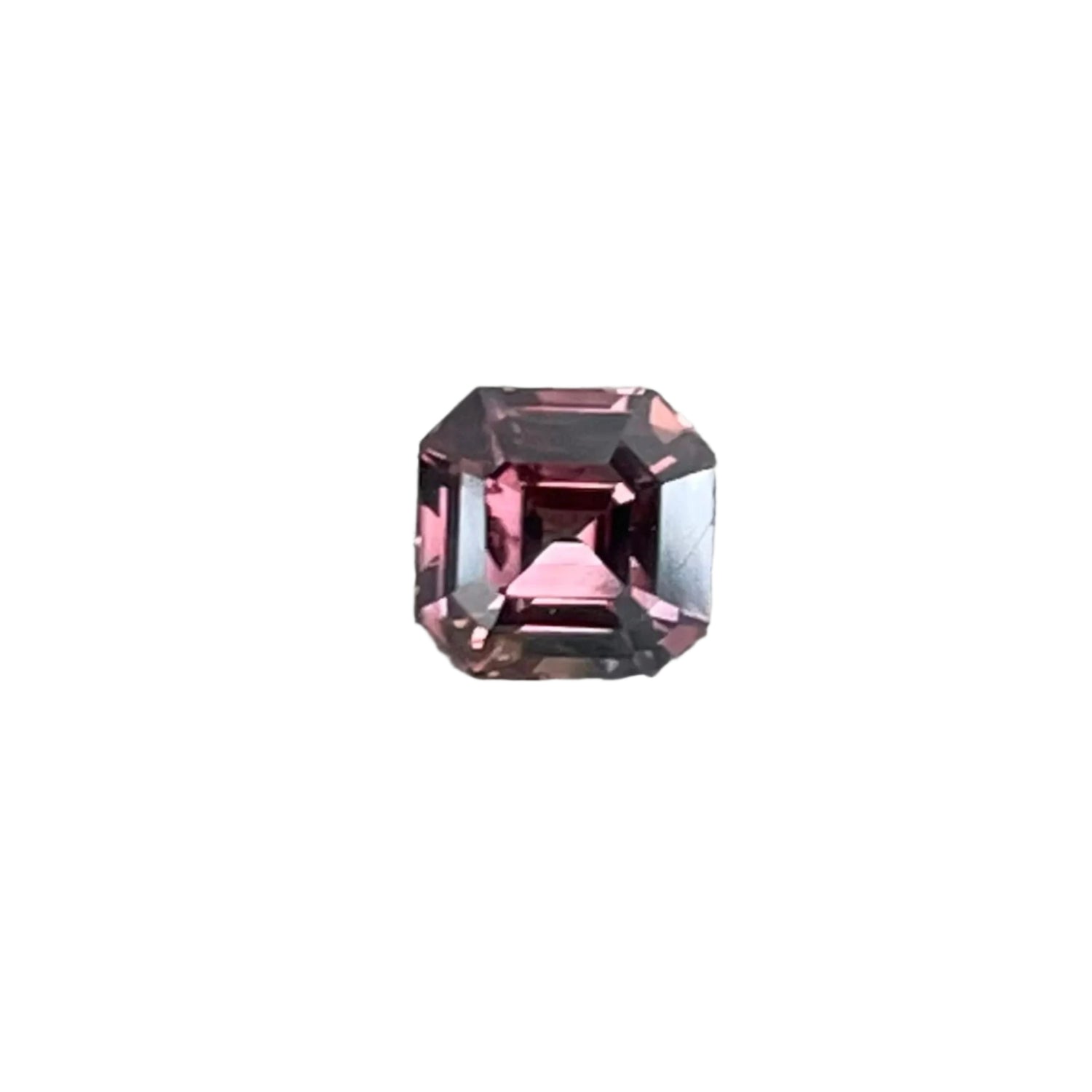 0.76 Carat Natural Orangish Brown Sapphire – Asscher Cut, Loose Ethical Gemstone