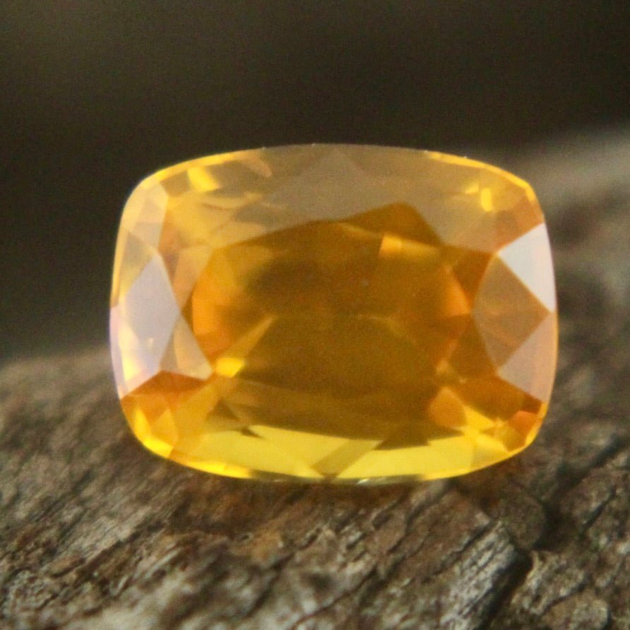 Natural Orangish Yellow Sapphire - Sapphirepal
