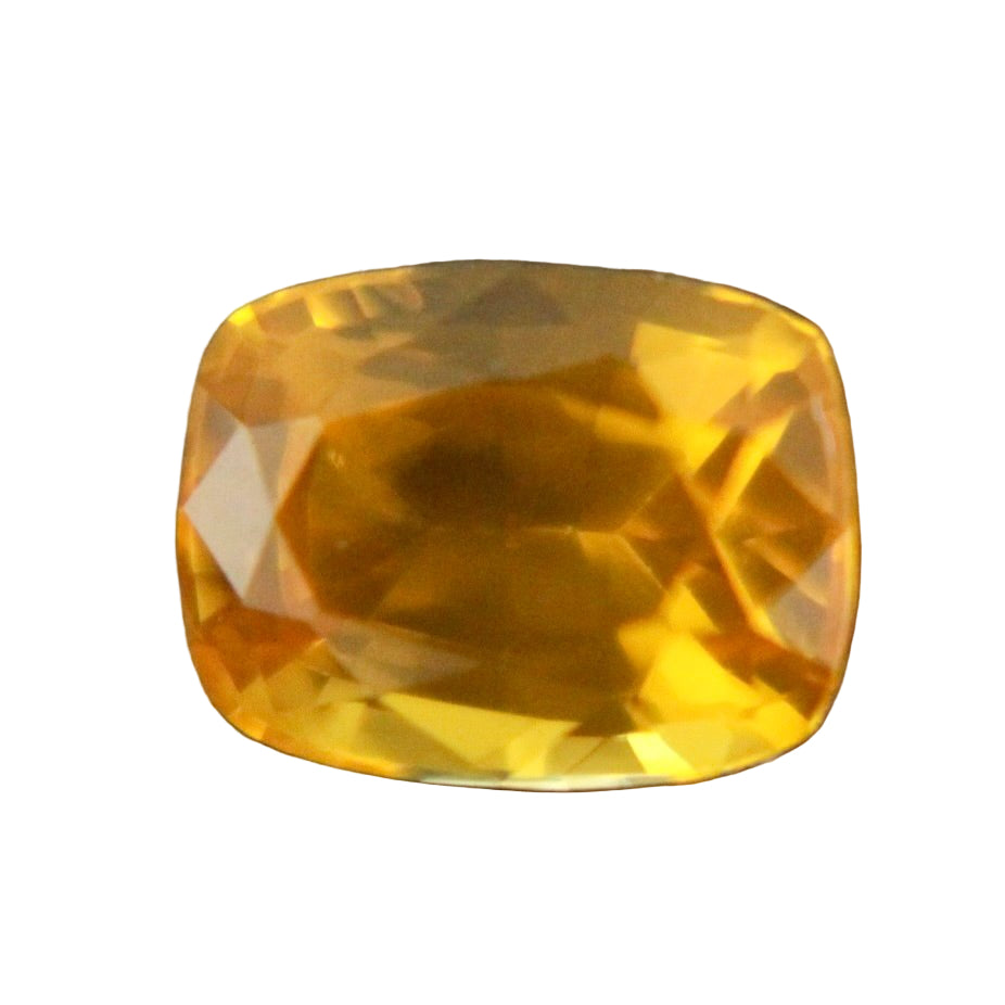 1.01 ct natural vivid yellow sapphire cushion cut heated Ceylon loose gemstone – Sapphire Pal