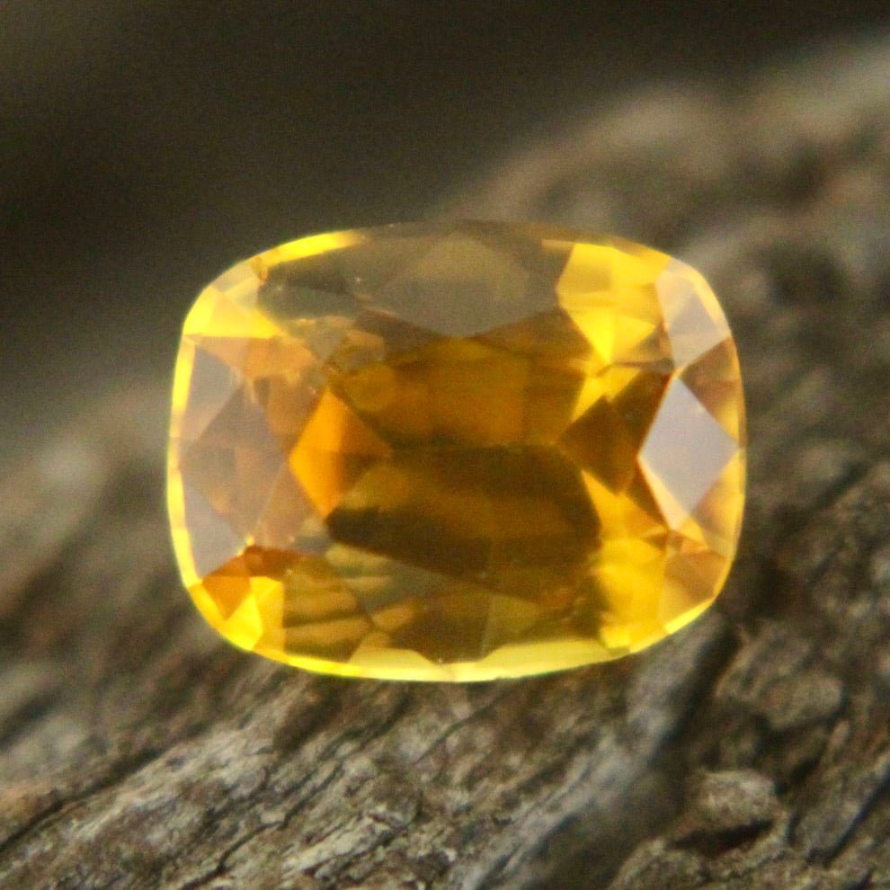 Natural Orangish Yellow Sapphire - Sapphirepal