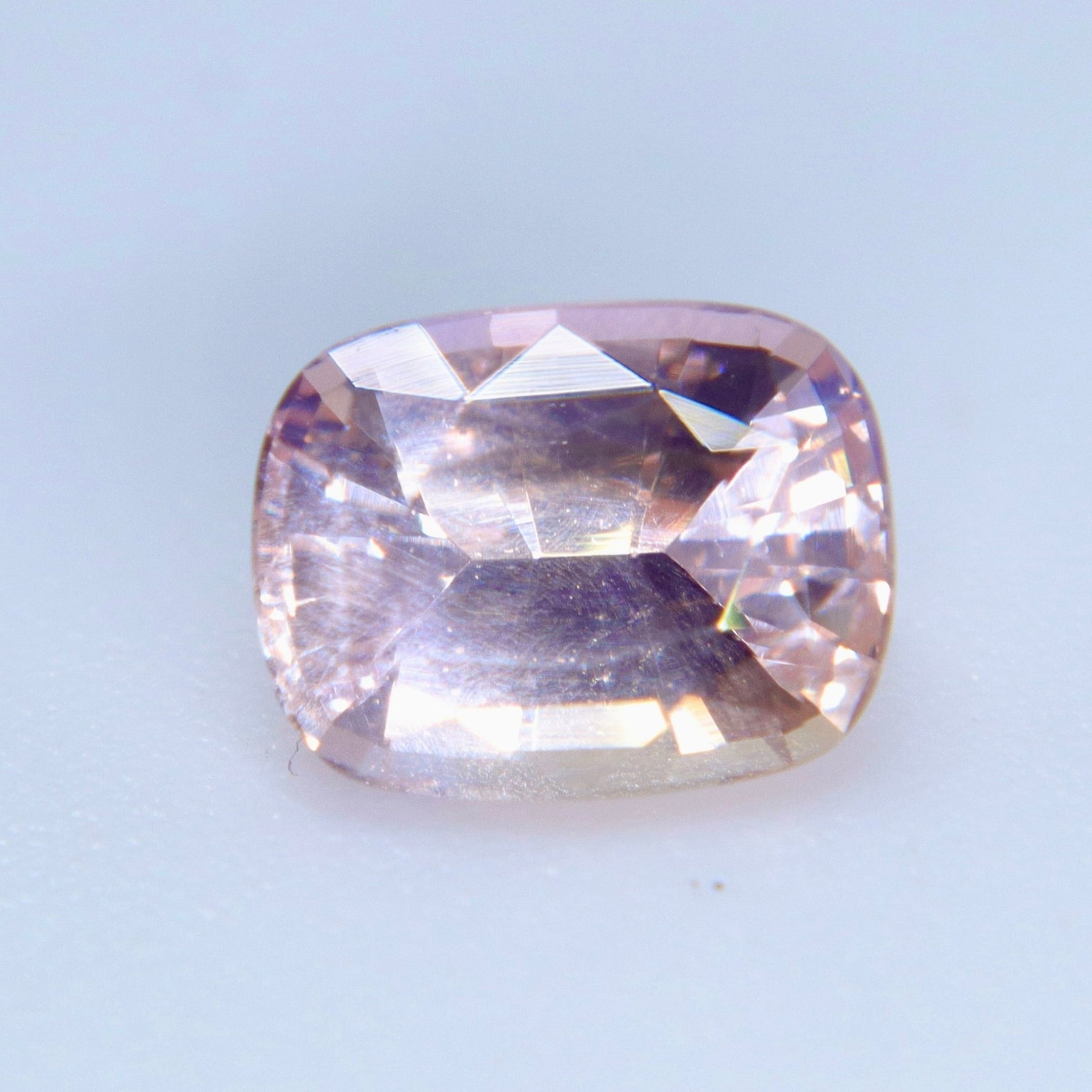 Natural Padparadscha Sapphire – Cushion Cut, 1.72 Carat (Unheated, Ceylon, VVS) - Sapphirepal