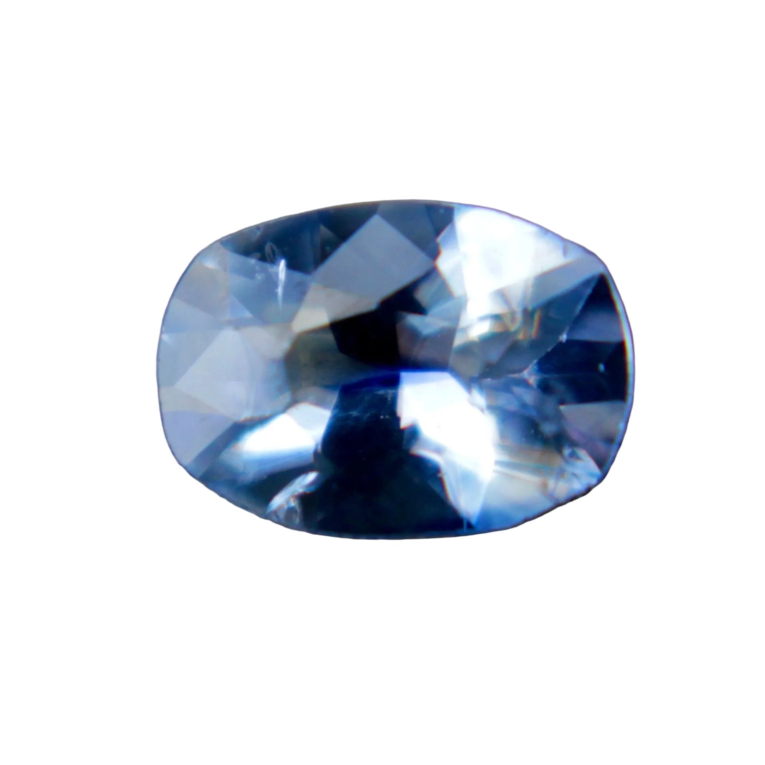 Natural pale blue Ceylon sapphire 0.57 carat cushion cut loose gemstone