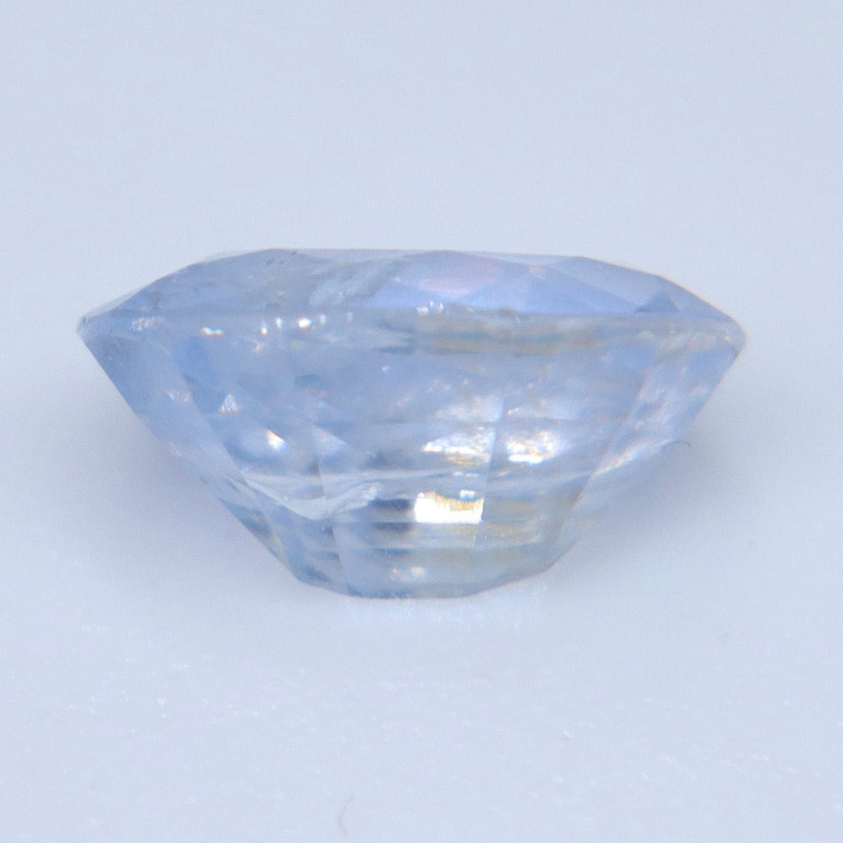 Natural Pale Blue Ceylon Sapphire 0.91 Carat – Oval Cut - Sapphirepal