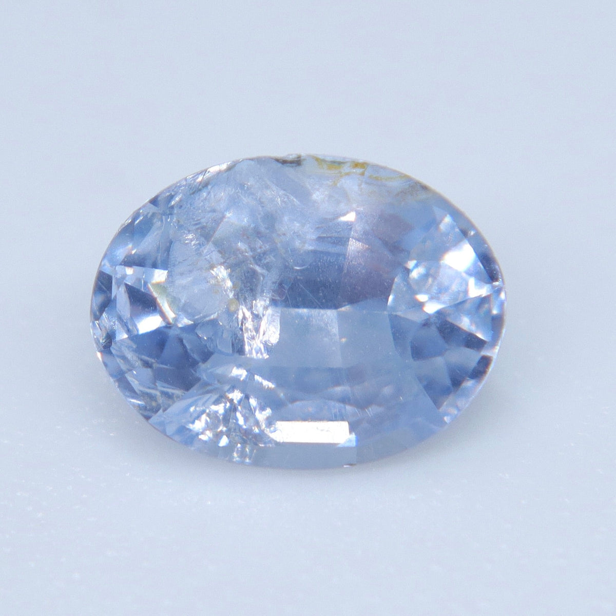 Natural Pale Blue Ceylon Sapphire 0.91 Carat – Oval Cut - Sapphirepal
