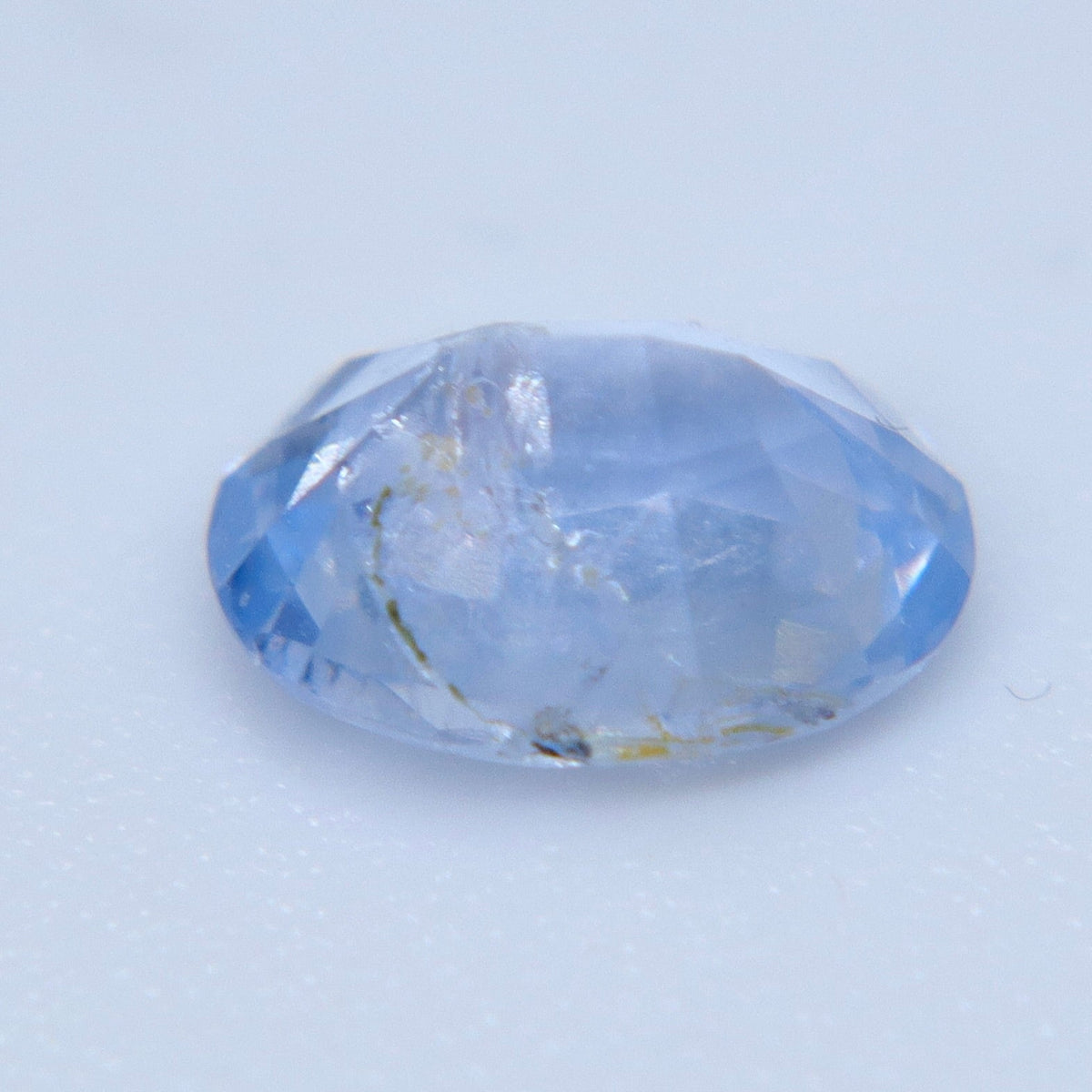 Natural Pale Blue Ceylon Sapphire 0.91 Carat – Oval Cut - Sapphirepal
