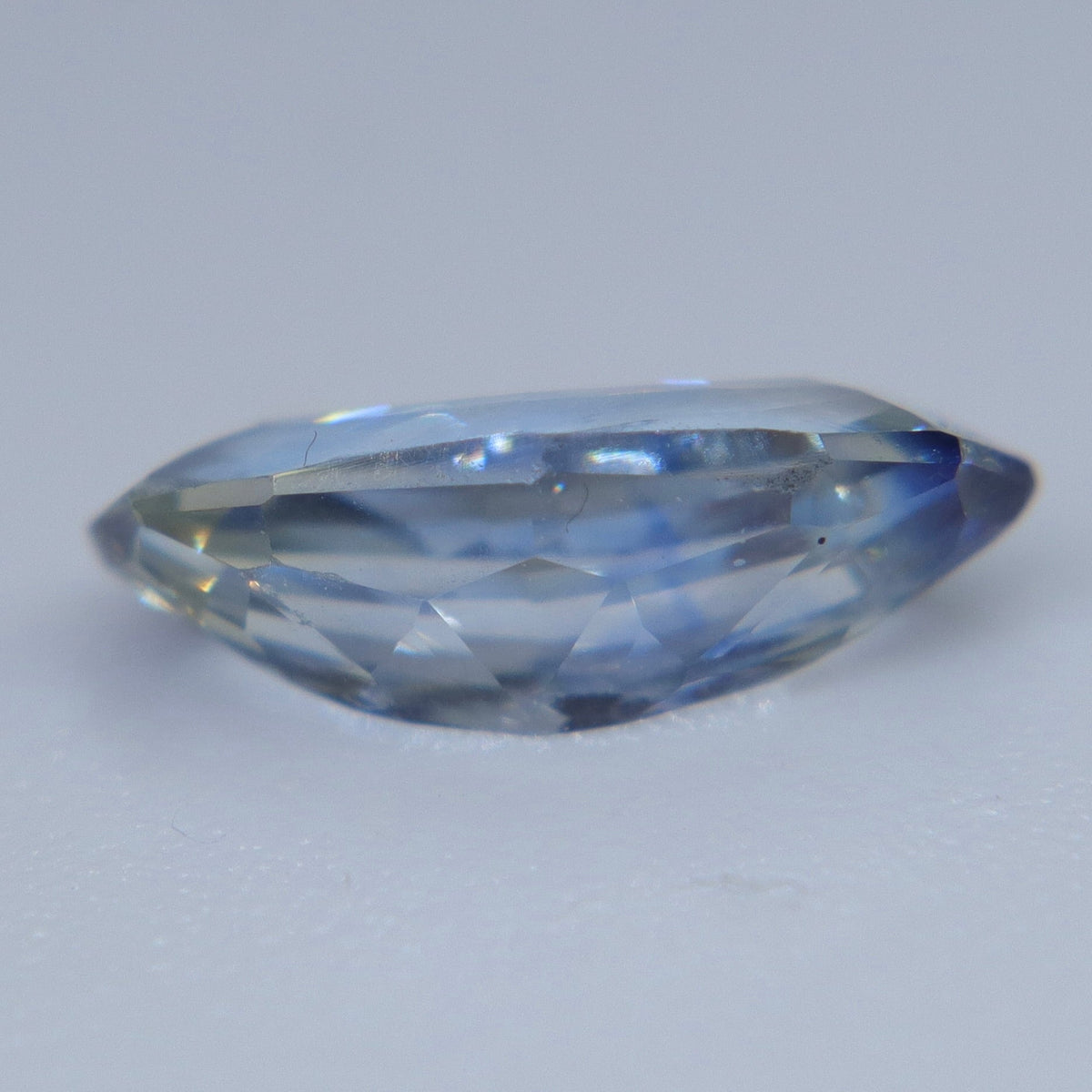 Natural Pale Blue Ceylon Sapphire 1.20ct – Freeform Cut - Sapphirepal