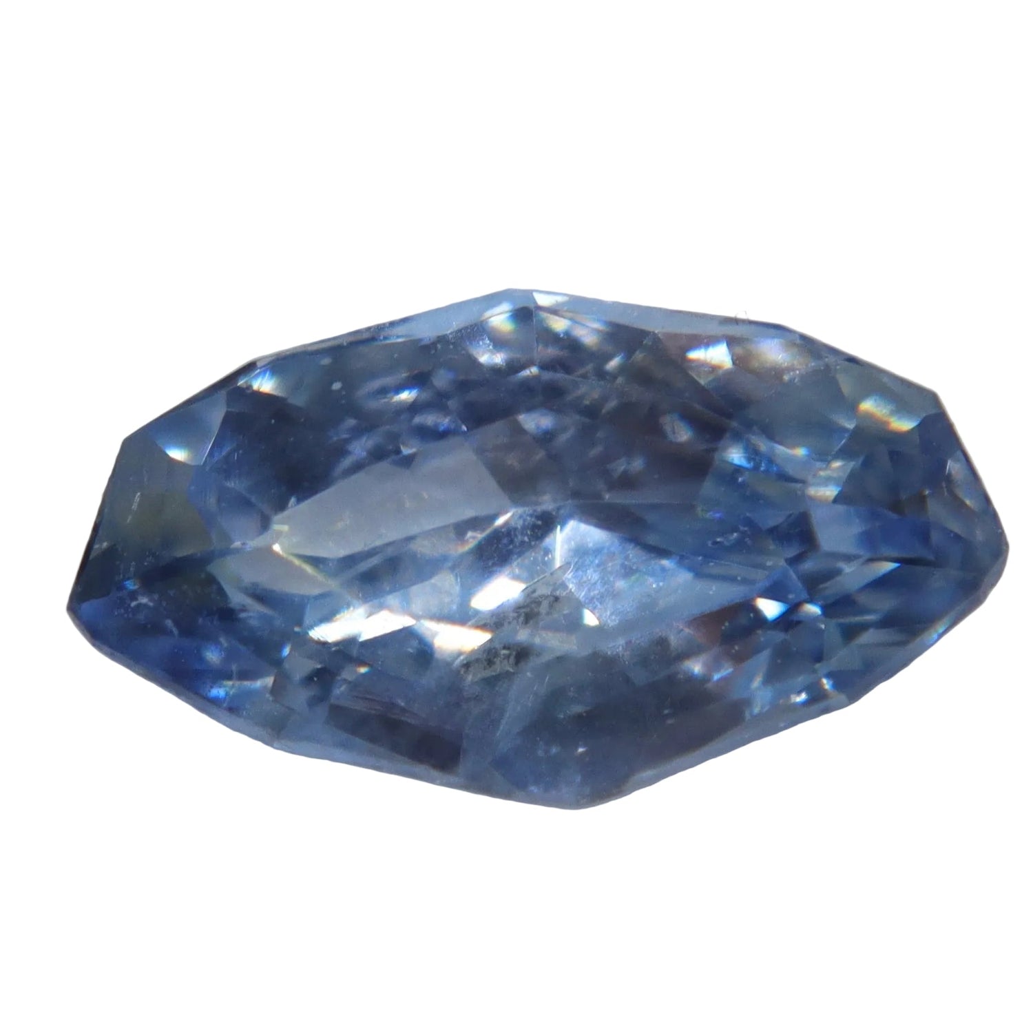 Natural Pale Blue Ceylon Sapphire 1.20ct – Freeform Cut - Sapphirepal