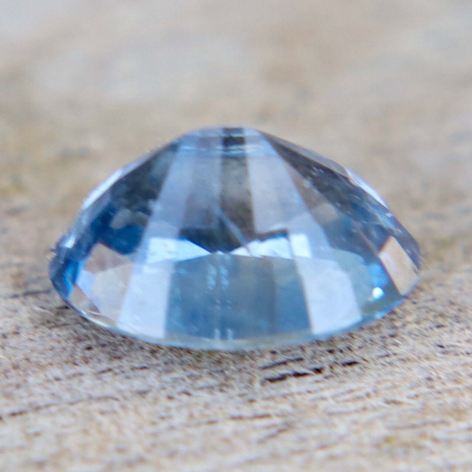 Natural Pale Blue Sapphire – 1.41 Carat Oval Cut | Ceylon Gemstone - Sapphirepal