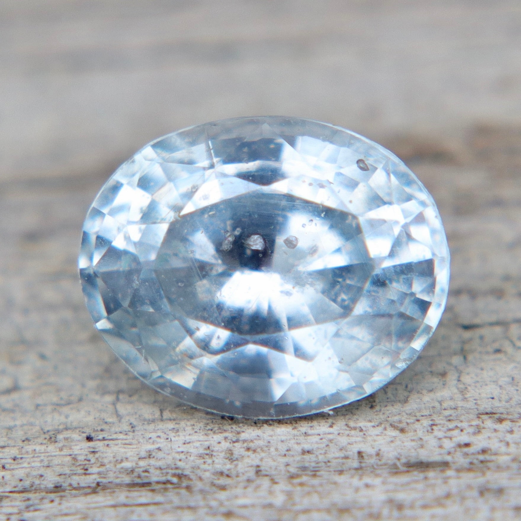 Natural Pale Blue Sapphire — 1.48ct Oval (Ceylon, Unheated & Untreated) - Sapphirepal