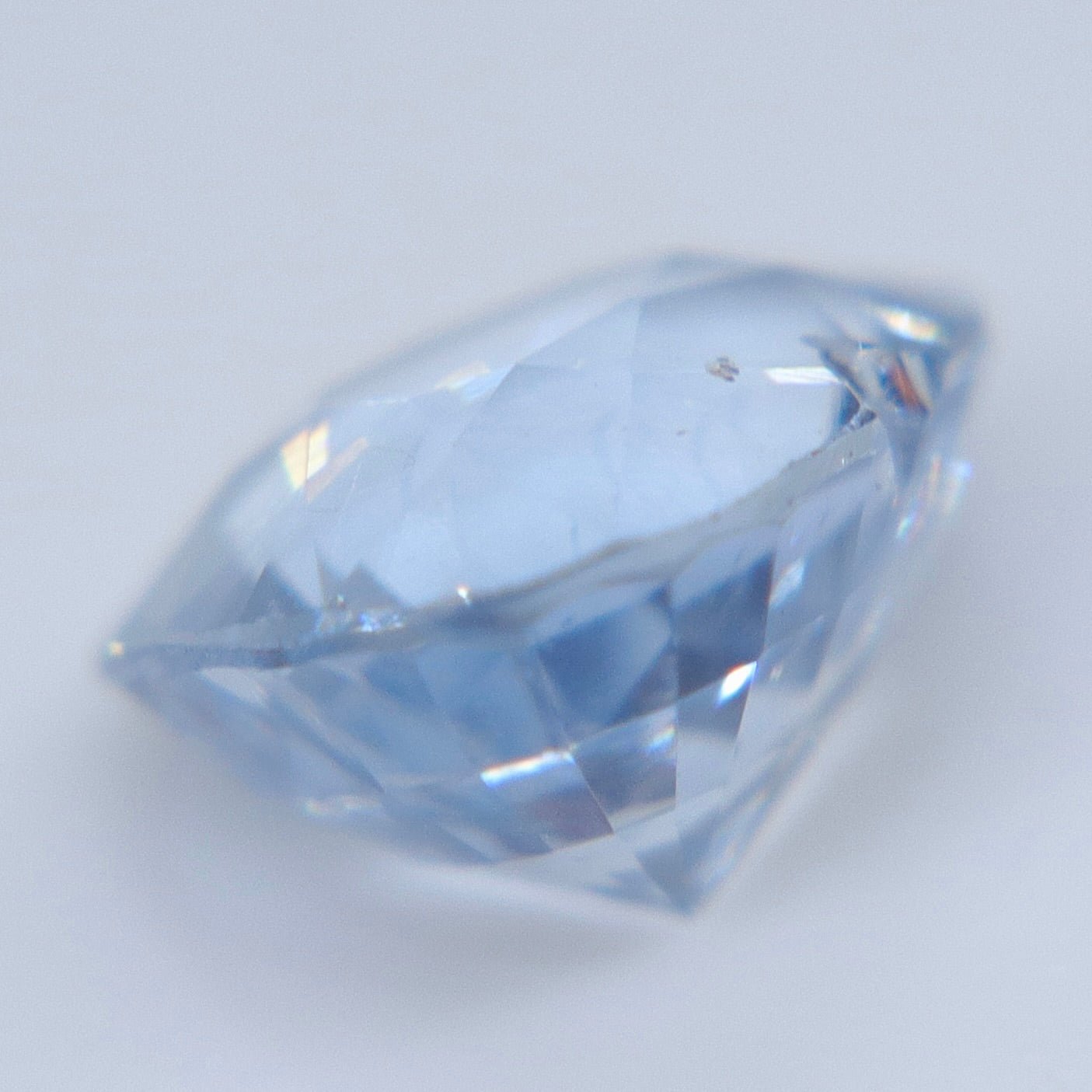 Natural Pale Blue Sapphire 2.06ct Heart Cut Unheated Ceylon Eye Clean Loose Sapphire - Sapphirepal