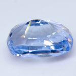 Natural Pale Blue Sapphire 3.04 Carat Cushion Cut Ceylon