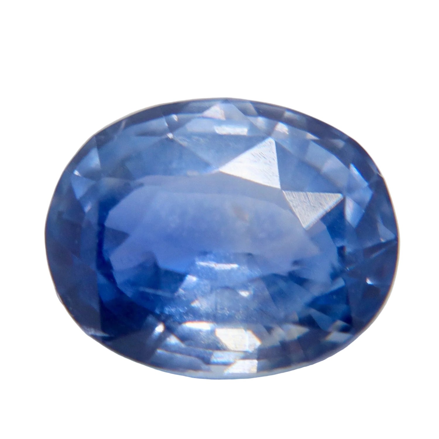 Natural Pale Blue Sapphire 3.06ct Oval Cut Unheated Certified Loose Gemstone - Sapphirepal