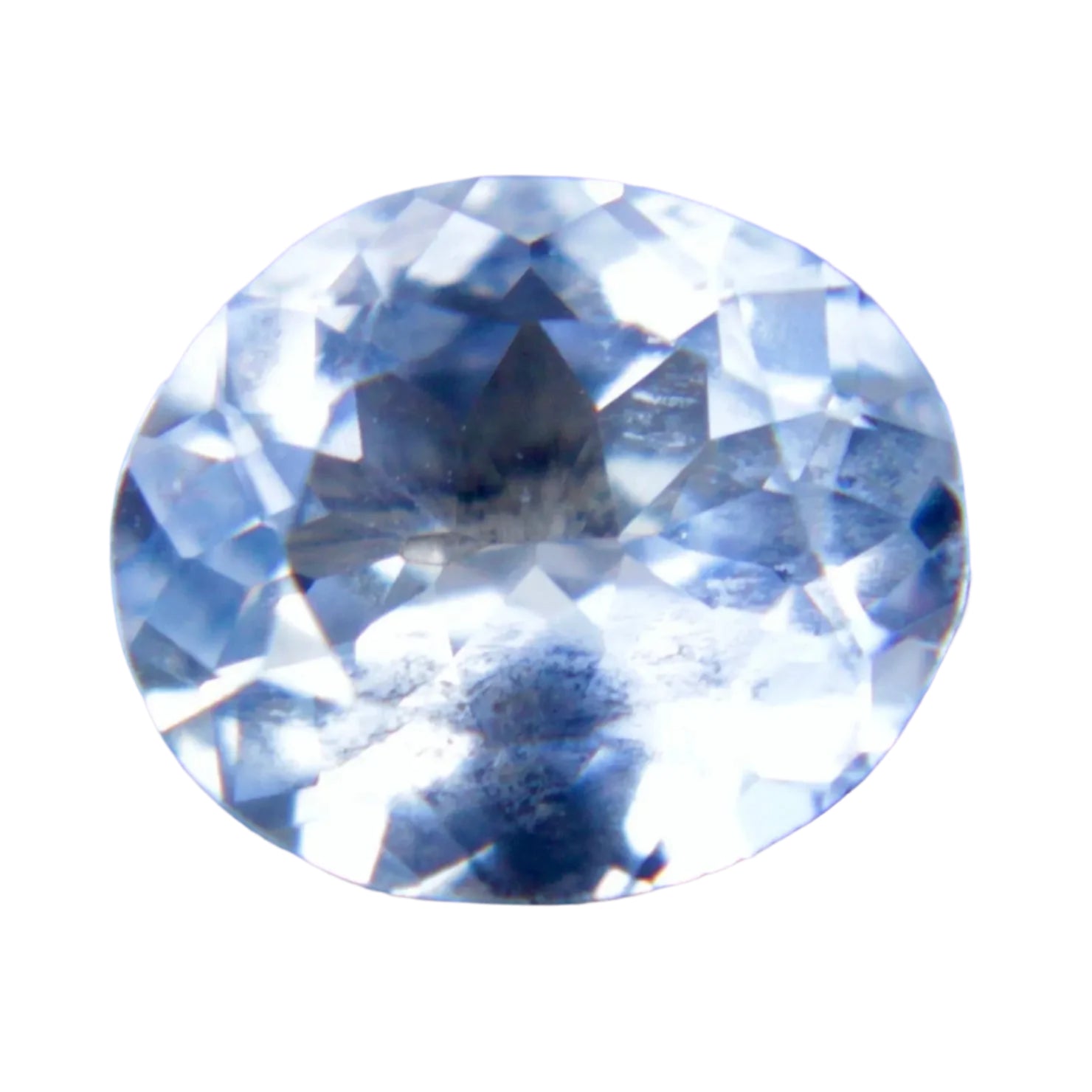 Natural Pale Blue Sapphire 1.13 Carat Oval Cut - Unheated Ceylon Gemstone - Eye Clean - Earth Mined - Sapphire Pal Australia

