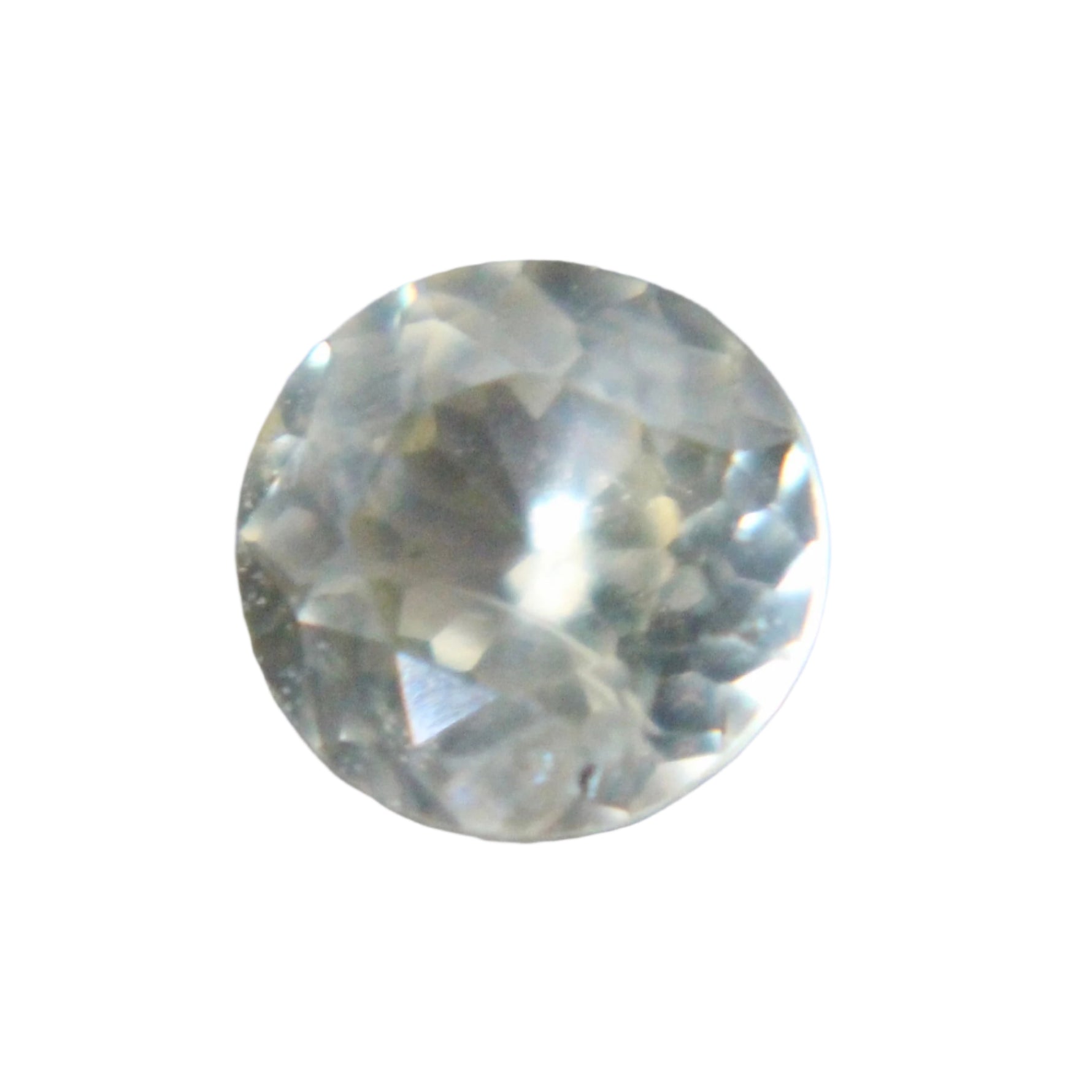 0.68 carat natural pale champagne sapphire round cut from Ceylon – unheated, VS clarity, untreated, ideal for engagement rings, ships from Australia via Sapphire Pal