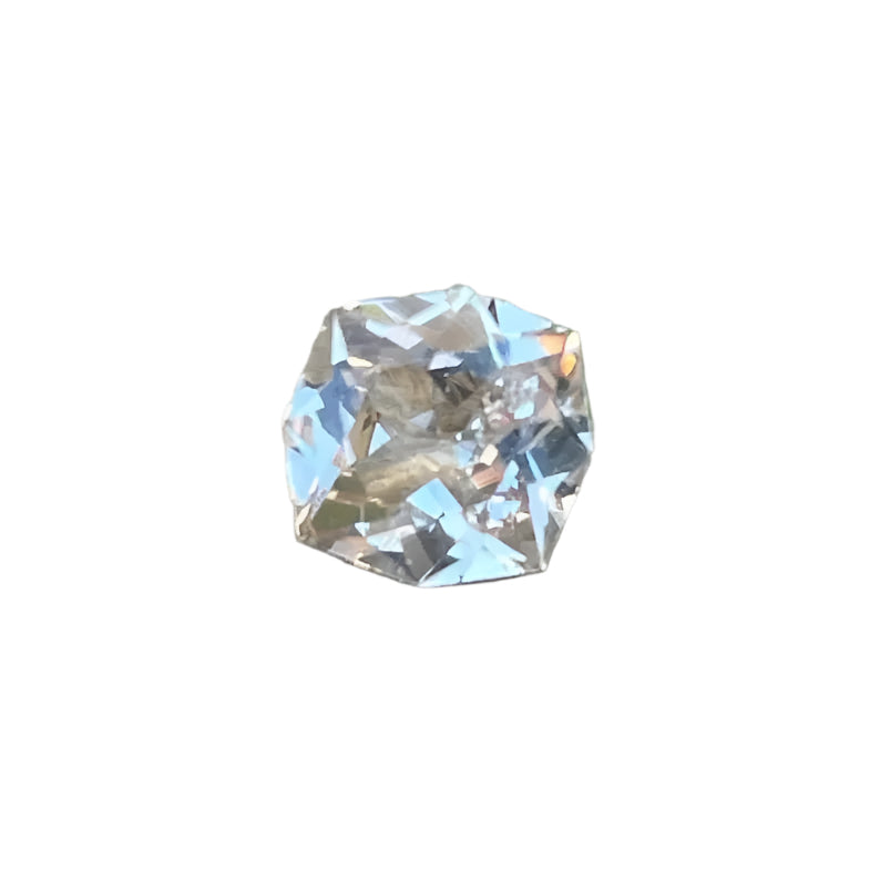 1.14 carat natural pale champagne sapphire precision cut from Ceylon – unheated, untreated, perfect for engagement rings or collectors, shipped from Australia

