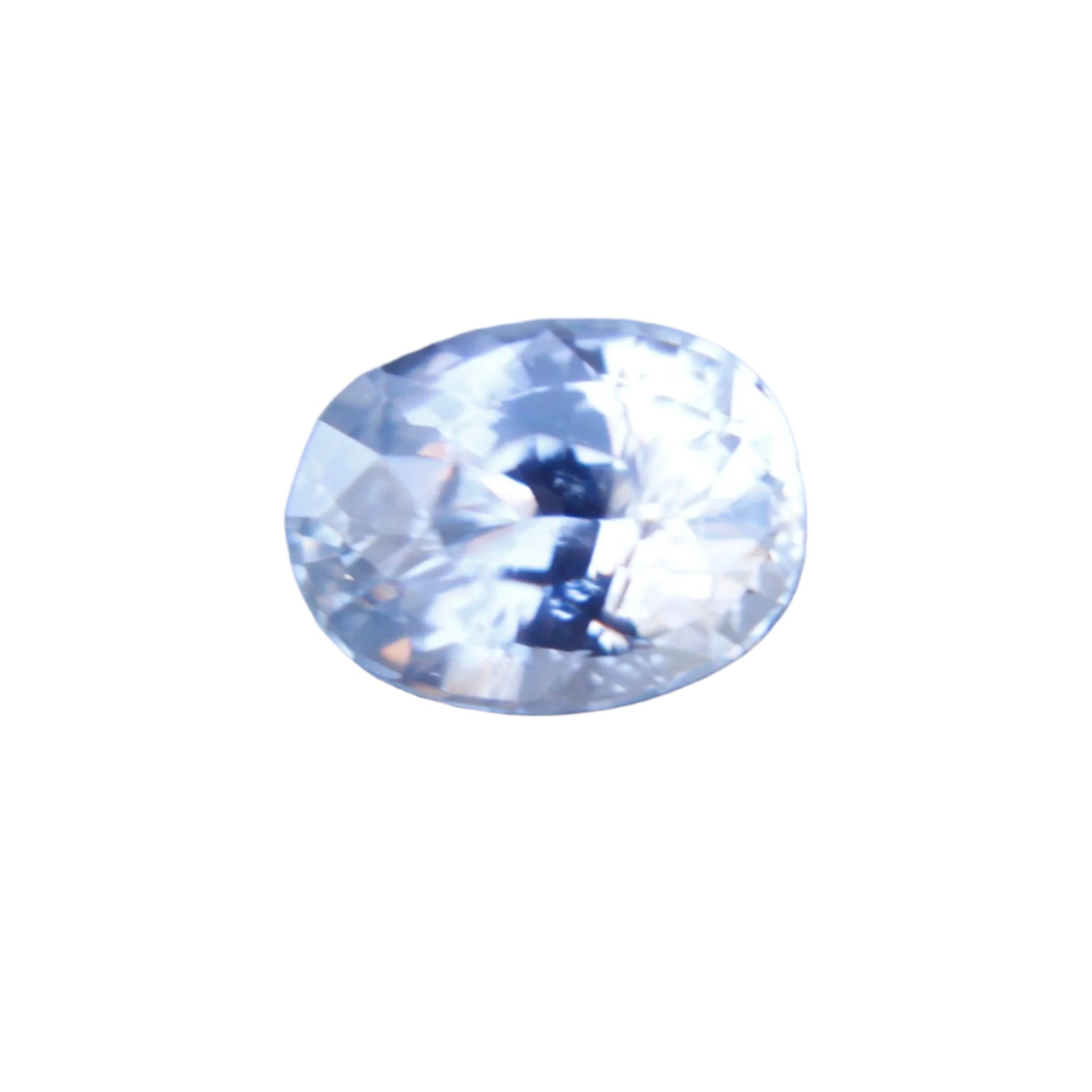 2.61 Carat Natural Grey Sapphire – Oval Cut Untreated Ceylon Gemstone

