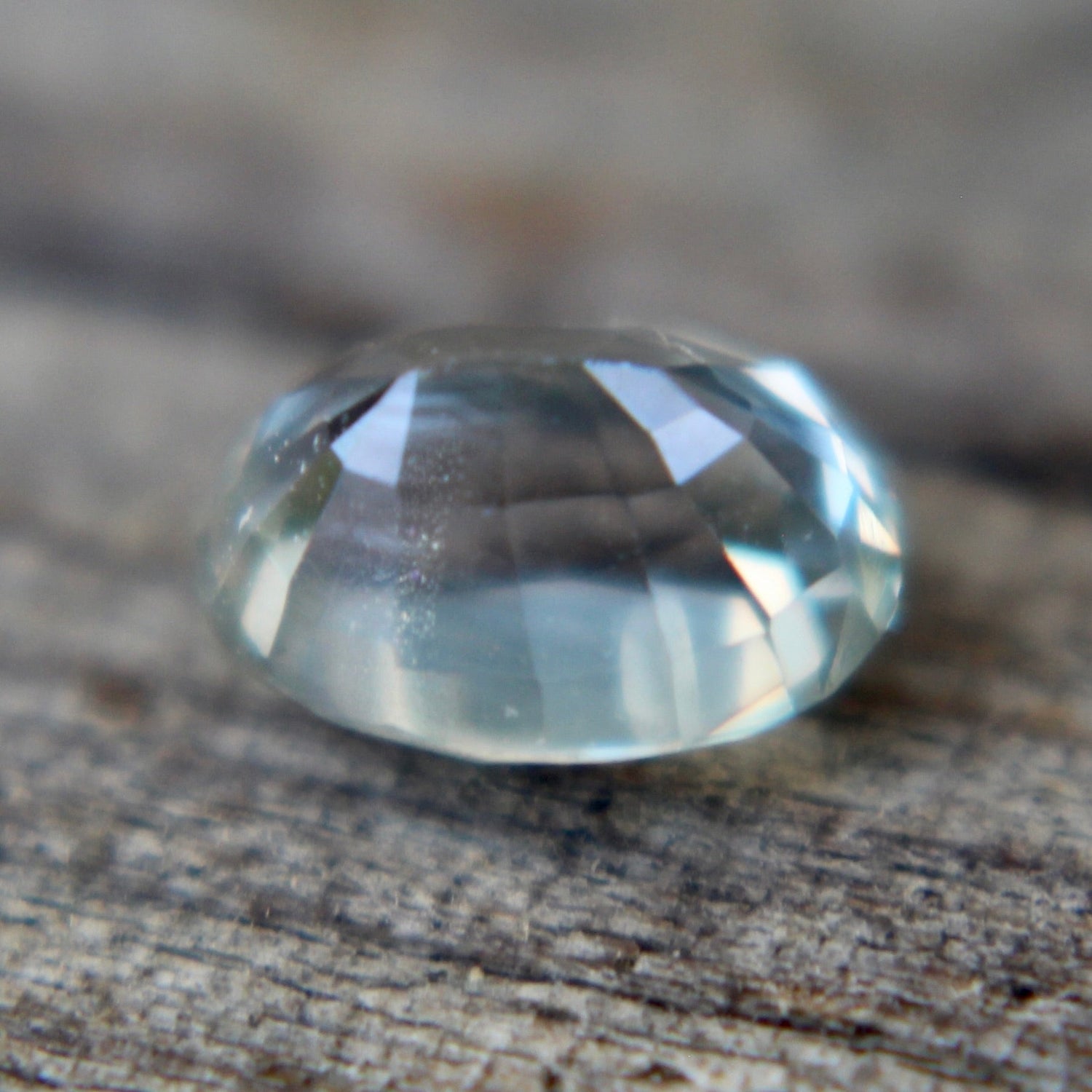 Natural Pale Greyish Green Sapphire - Sapphirepal