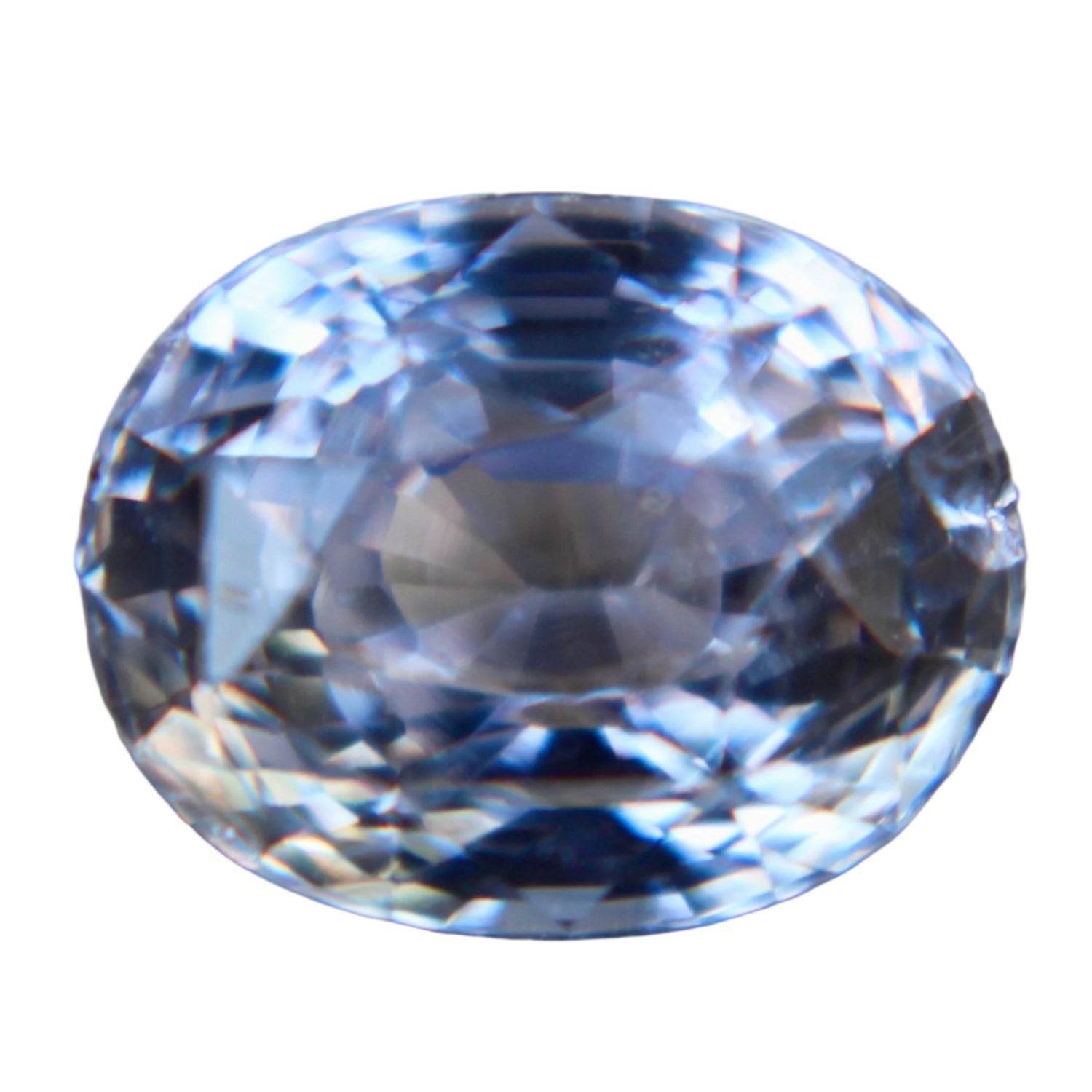 Natural Pale Lavender Sapphire – 2.50 Carat Oval Cut - Sapphire pal
