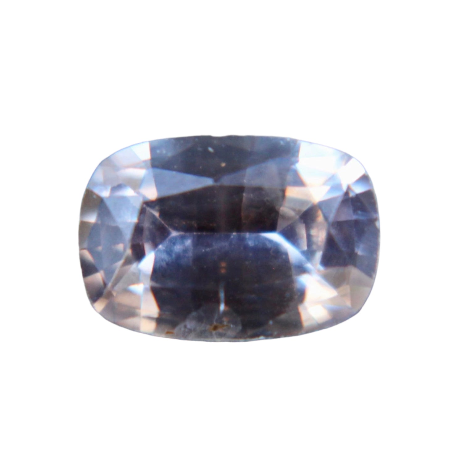 Pale pink-purple sapphire 1.20ct cushion, SI clarity, unheated untreated Ceylon — Sapphire Pal